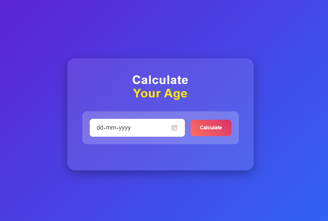 Age Calculator